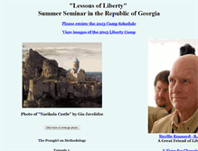 Tablet Screenshot of lessonsofliberty.org